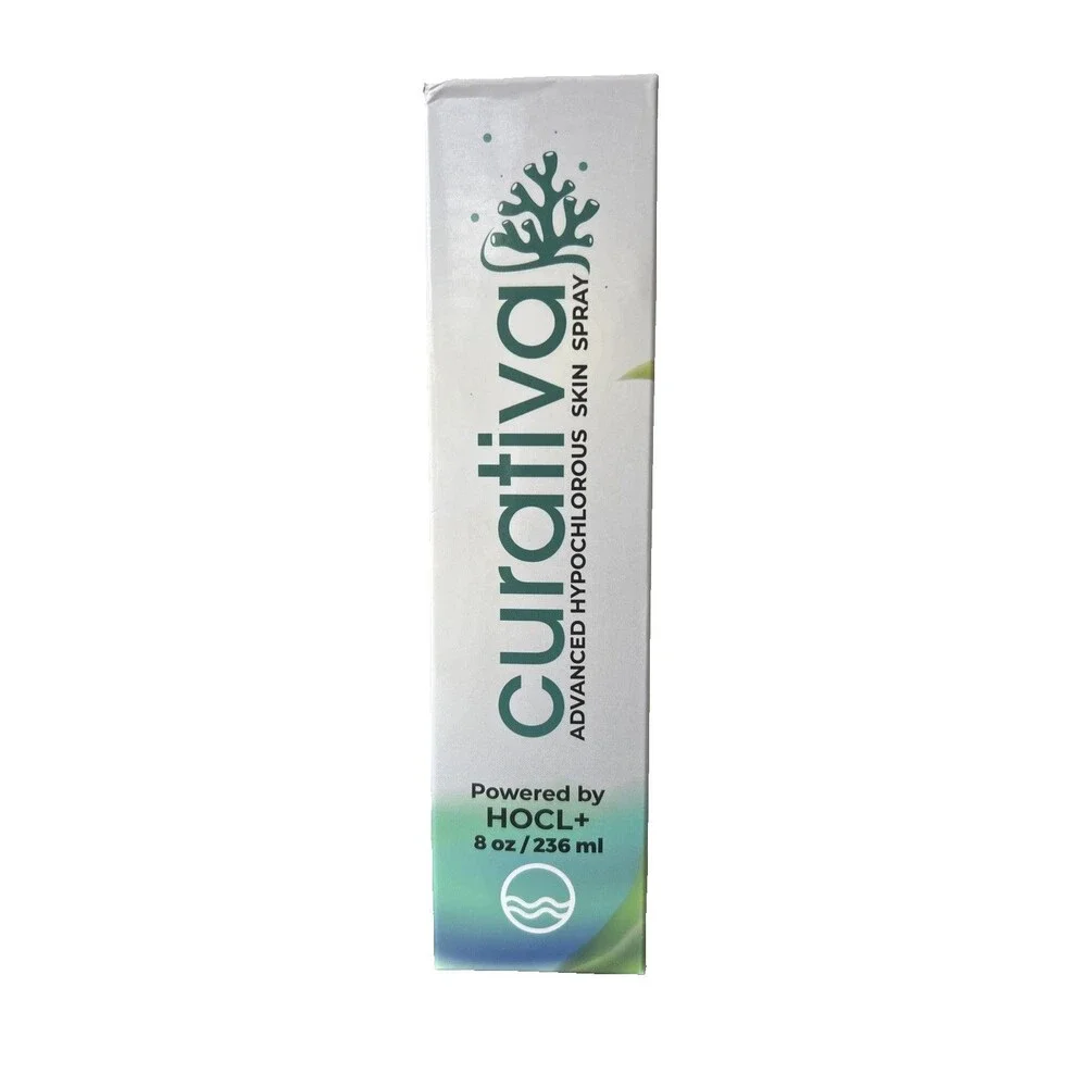 Curativa Bay Advanced Hypochlorous Skin Spray  Organic 8 oz/ 236 ml NEW Sealed